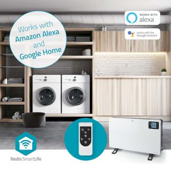 SmartLife Konvektorheizung Wi-Fi 2000 W 3 Wärmestufen LCD 5 - Nedis