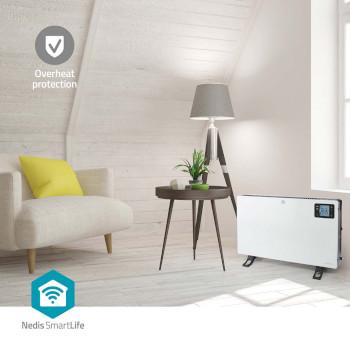 SmartLife Konvektorheizung Wi-Fi 2000 W 3 Wärmestufen LCD 5 - Nedis
