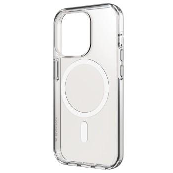 Mag Clear Case Cover für Apple iPhone 15 Pro, transparent - Black Rock