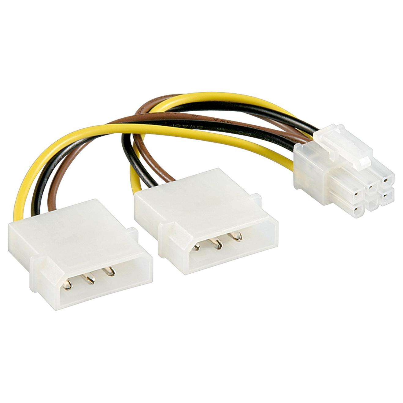 Molex zu PCI Express Stromkabel