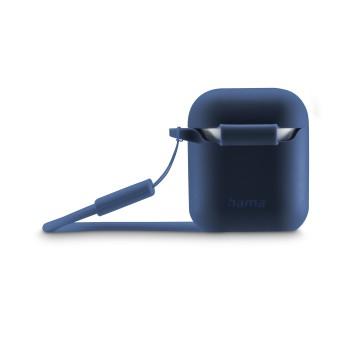 Schutzhülle Fantastic Feel für AirPods Ladehülle 1. Gen./2. Gen., blau - Hama