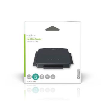 Festplattenadapter USB 3.2 Gen1 2,5 / 3,5  IDE + SATA Netzteil - Nedis