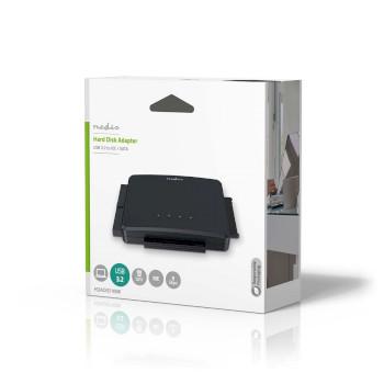 Festplattenadapter USB 3.2 Gen1 2,5 / 3,5  IDE + SATA Netzteil - Nedis