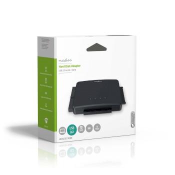 Festplattenadapter USB 3.2 Gen1 2,5 / 3,5  IDE + SATA Netzteil - Nedis