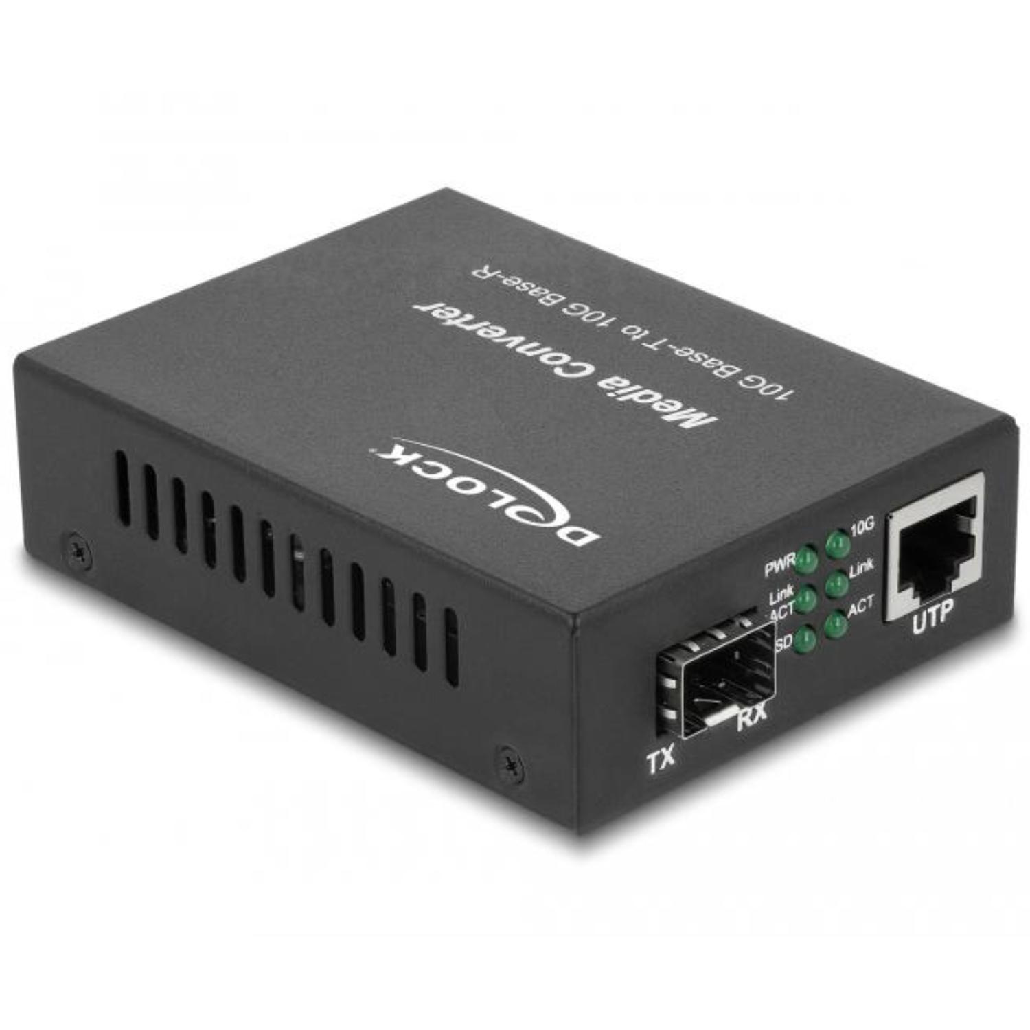 Delock Medienkonverter 10GBase-R SFP+ zu 10GBase-T RJ45
