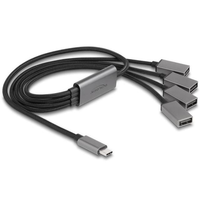 USB C auf A Kabel-Hub – 4 Ports