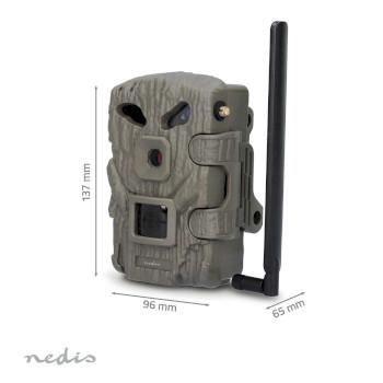 Wildkamera 1080p@30fps 30,0 MPixel 2 MPixel CMOS IP66 Schwarz - Nedis
