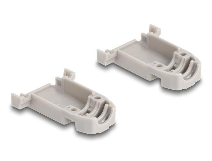 Delock D-Sub Gehäuse für 9-poligen Stecker/Buchse mit Gummidichtungen
