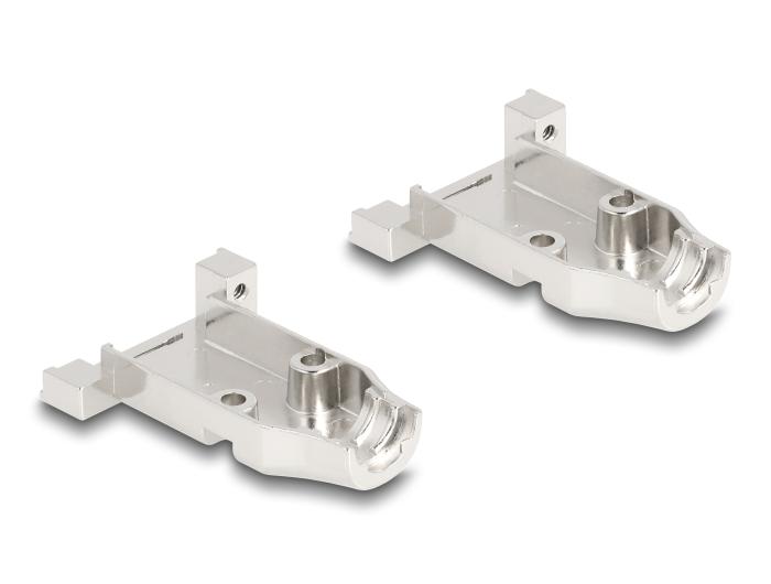 Delock D-Sub Gehäuse für 9-polige Stecker/Buchse mit Zugentlastung