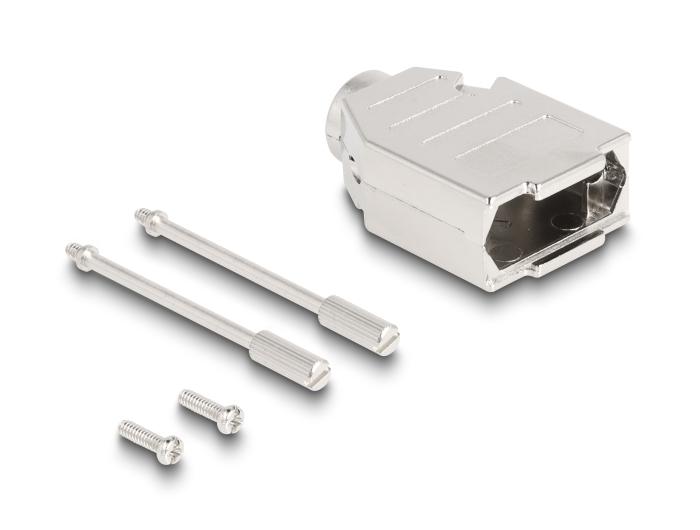 Delock D-Sub Gehäuse für 9-poligen Stecker/Buchse