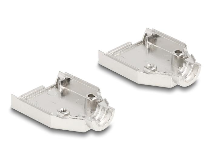 Delock D-Sub Gehäuse für 9-poligen Stecker/Buchse