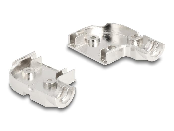 Delock D-Sub Gehäuse für 9-poligen Stecker/Buchse 90 rechtwinklig