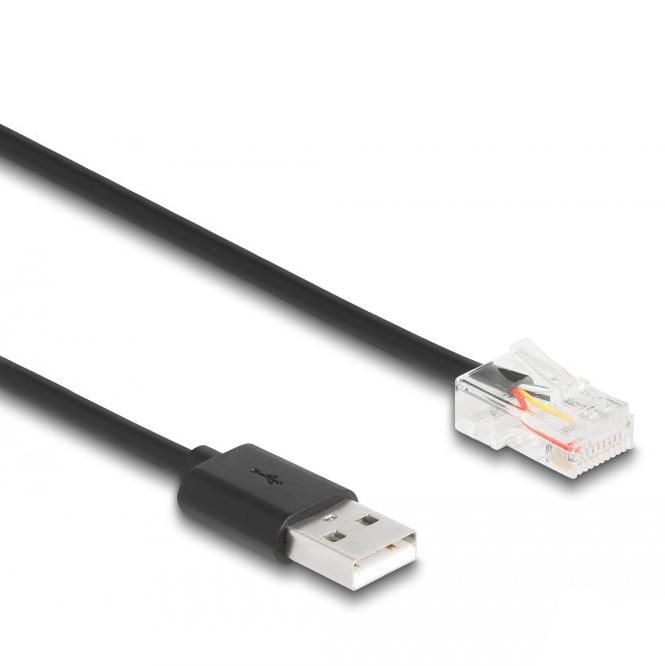 Delock USV Kommunikationskabel USB 2.0 Typ-A auf USB RJ50 2 m