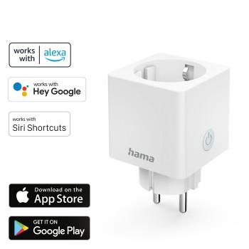 WLAN-Steckdose HomeKit, per Sprache/App steuerbar, 3.680W, 16A - Hama