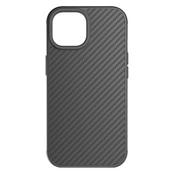 Robuste Carbon Cover für Apple iPhone 15, schwarz, - Black Rock
