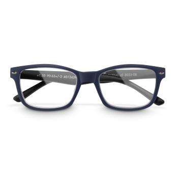 Lesebrille, recyceltes Material, dunkelblau/schwarz matt, +2,0 dpt - Hama