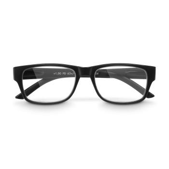 Lesebrille, recycelter Kunststoff, mattschwarz, +1,0 dpt - Hama