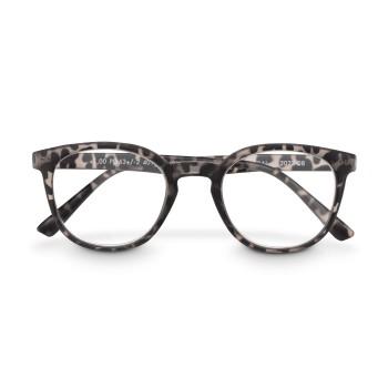 Lesebrille, recycelter Kunststoff, halbbraun matt, +1,5 dpt - Hama