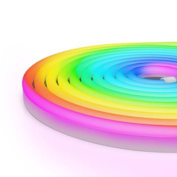 LED-Stripe Neon, RGB, WiFi-Lichtband Außen, IP44, Musikmodus, 5 m - Hama