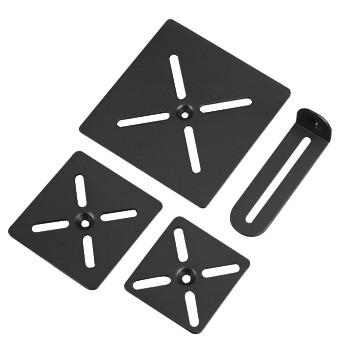 Lautsprecherständer, höhenverstellbar, Kabelmanagement, universell, schwarz - Hama