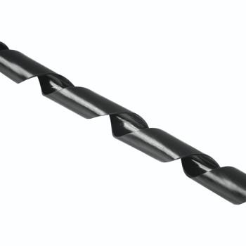 Flexible Spiralkabel-Schlauch, universell, 7,5 - 30 mm, 2,5 m, schwarz - Hama