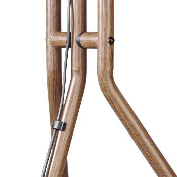 TV-Stand Staffelei, 191 cm (75), höhenverstellbar, Walnuss-Holzoptik - Hama