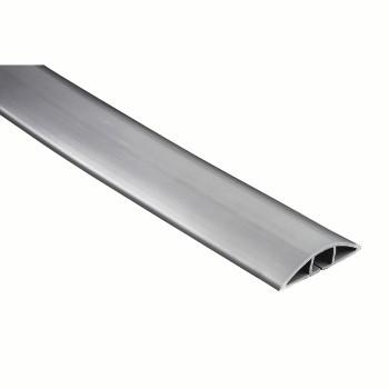 Flexible Kabelrinne, selbstklebend, halbrund, 180 x 6 x 1 cm, PVC, grau - Hama