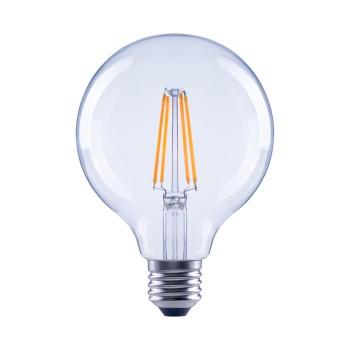 LED-Glühfaden, E27, 806lm ersetzt 60W, Glühbirne G95, klar, warmweiß - Xavax