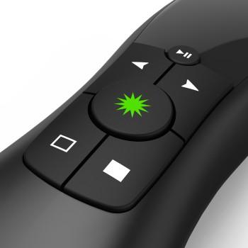 Wireless-Laser-Presenter Greenlight-Pointer, 4in1, Laserfarbe grün - Hama