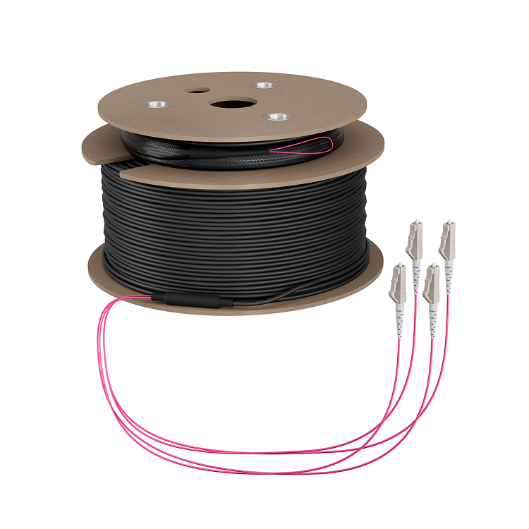 Trunkkabel U-DQ(ZN)BH OM4 4G (1x4) LC-LC 100m Dca LSZH - EFB