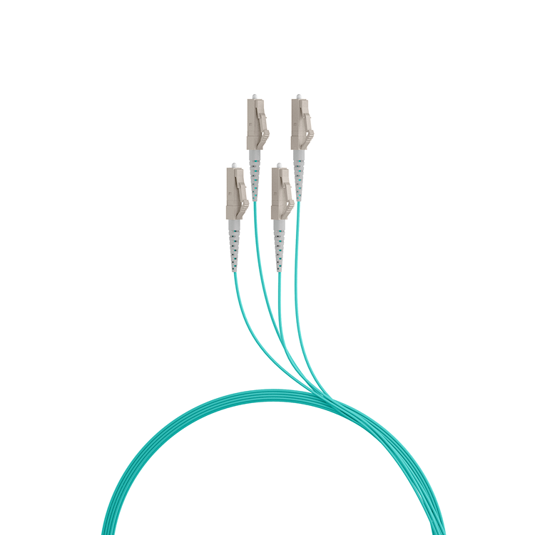 Trunkkabel U-DQ(ZN)BH OM3 4G (1x4) LC-LC 110m Dca LSZH - EFB