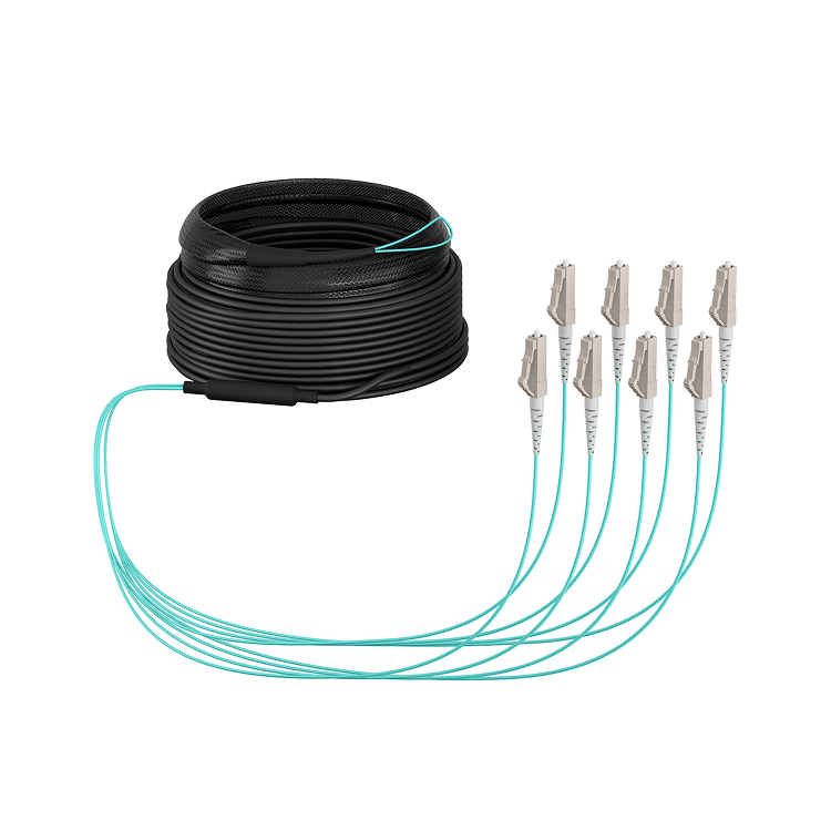 Trunkkabel U-DQ(ZN)BH OM3 8G (1x8) LC-LC 10m Dca LSZH - EFB