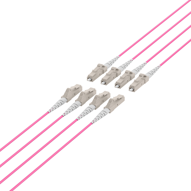 Trunkkabel U-DQ(ZN)BH OM4 8G (1x8) LC-LC 100m Dca LSZH - EFB