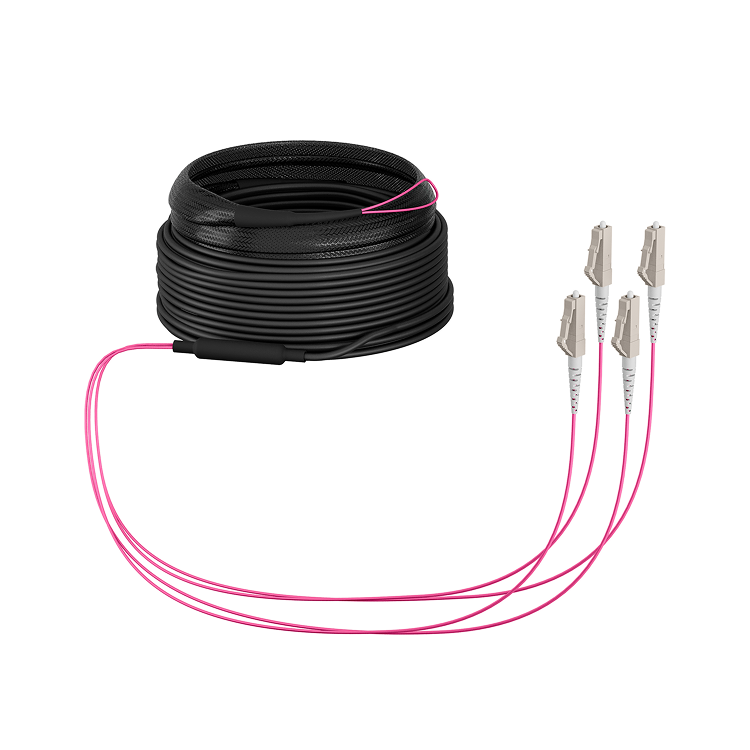Trunkkabel U-DQ(ZN)BH OM4 4G (1x4) LC-LC 10m Dca LSZH - EFB