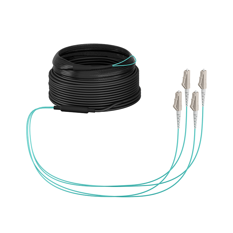 Trunkkabel U-DQ(ZN)BH OM3 4G (1x4) LC-LC 10m Dca LSZH - EFB