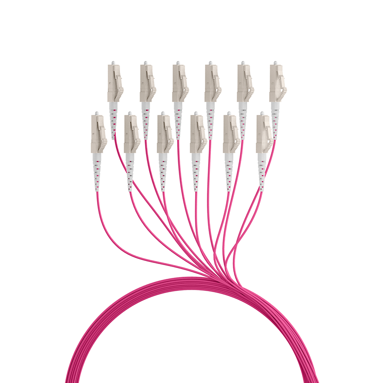 Trunkkabel U-DQ(ZN)BH OM4 12G (1x12) LC-LC 180m Dca LSZH - EFB