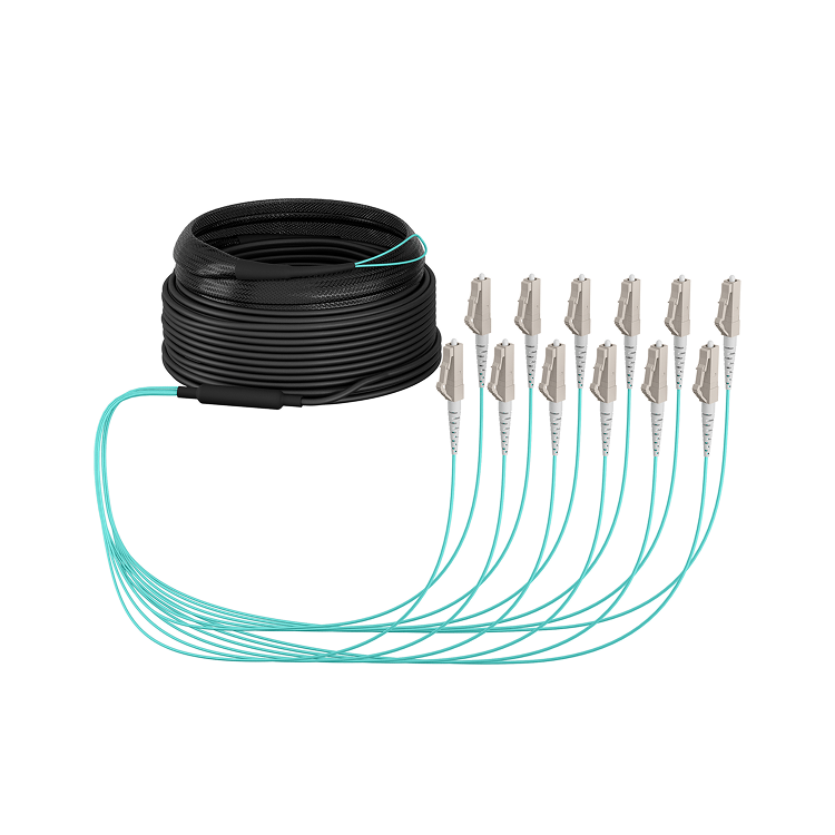Trunkkabel U-DQ(ZN)BH OM3 12G (1x12) LC-LC 10m Dca LSZH - EFB