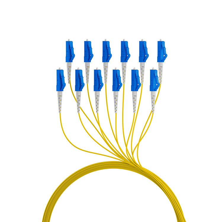 Trunkkabel U-DQ(ZN)BH OS2 12E (1x12) LC-LC 190m Dca LSZH G657A1 - EFB