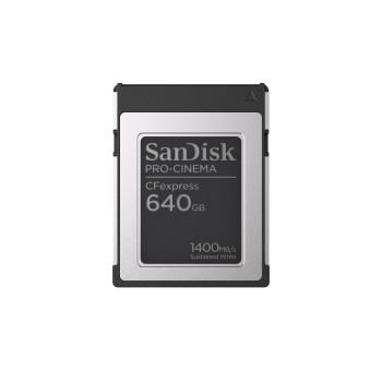CF Express Pro Cinema 640GB 1700 / 1500 MB/s Typ B - SanDisk Professional