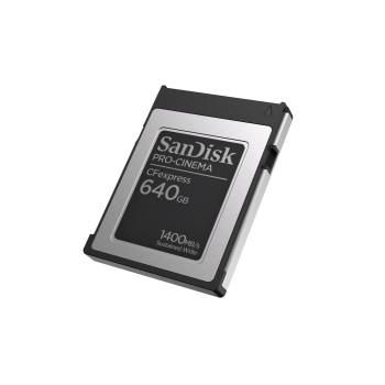 CF Express Pro Cinema 640GB 1700 / 1500 MB/s Typ B - SanDisk Professional