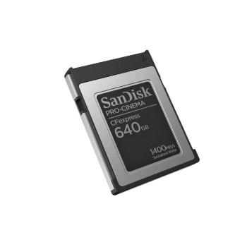 CF Express Pro Cinema 640GB 1700 / 1500 MB/s Typ B - SanDisk Professional