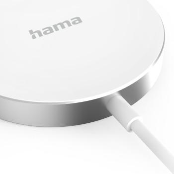 Wireless Charger MagCharge FC15, 15 W, kabellos für Apple iPhone, weiß - Hama