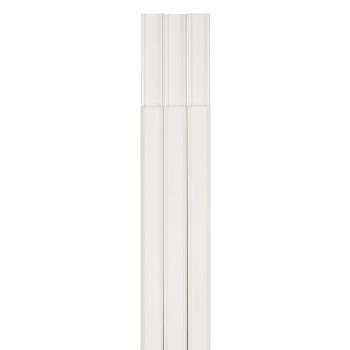 Kabelkanal, 3 Stück, selbstklebend, eckig, 100 x 2,1 x 1 cm, PVC, weiß - Hama