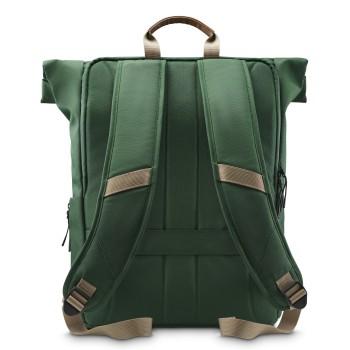 Laptop-Rucksack Silvan, Rolltop, robust, bis 41 cm (16,2), grün - Hama