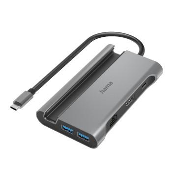 USB-C-Hub, Connect2Mobile, Multiport, 7 Anschlüsse - Hama