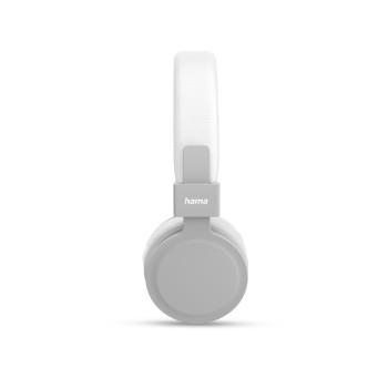 Bluetooth®-Kopfhörer Freedom Lit II, On-Ear, faltbar, Mikrofon, weiß - Hama
