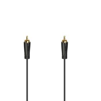 Videokabel, Cinch-Stecker - Cinch-Stecker, vergoldet, 1,5 m - Hama