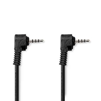 Audio-Videokabel 3,5 mm Male 3,5 mm Male Vernickelt 2,00 m Rund - Nedis