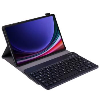 Luxe Keyboard Folio Samsung Galaxy S9/S9FE AZERTY, Schwarz - JustinCase
