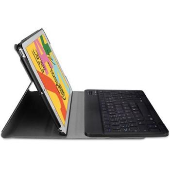 Luxe Keyboard Folio iPad 10.2 AZERTY, Schwarz - JustinCase